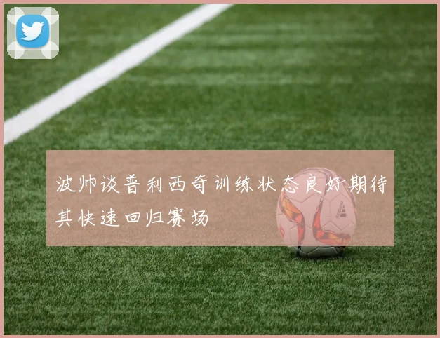 波帅谈普利西奇训练状态良好期待其快速回归赛场